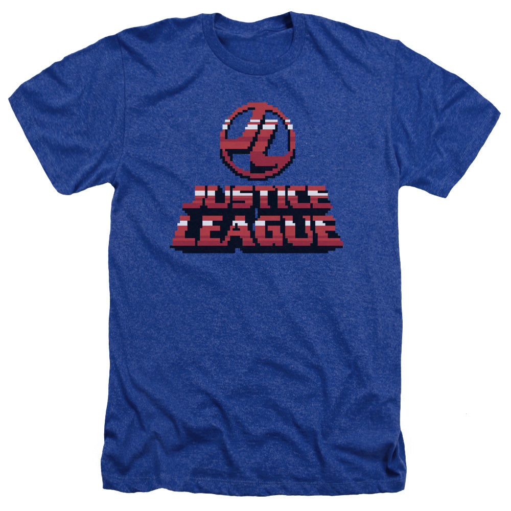 Jla - 8 Bit Jla - Adult Heather - Royal Blue