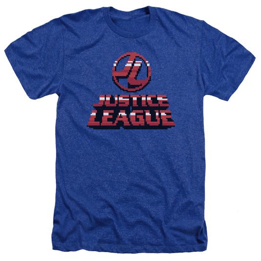 Jla - 8 Bit Jla - Adult Heather - Royal Blue