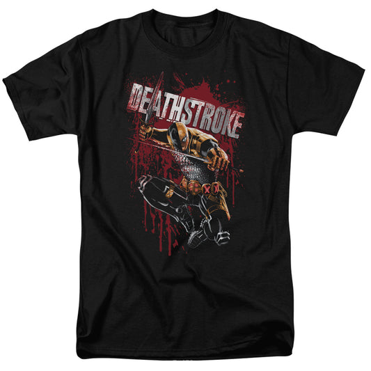 Jla - Blood Splattered - Short Sleeve Adult 18/1 - Black T-shirt