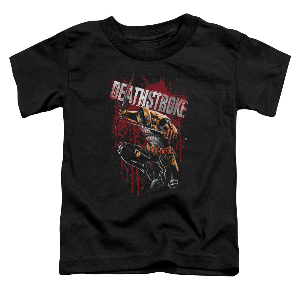 Jla - Blood Splattered - Short Sleeve Toddler Tee - Black T-shirt