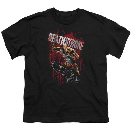 Jla - Blood Splattered - Short Sleeve Youth 18/1 - Black T-shirt