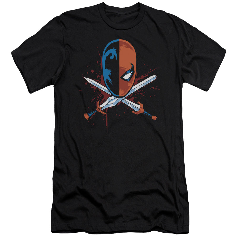 Jla - Crossed Swords - Short Sleeve Adult 30/1 - Black T-shirt