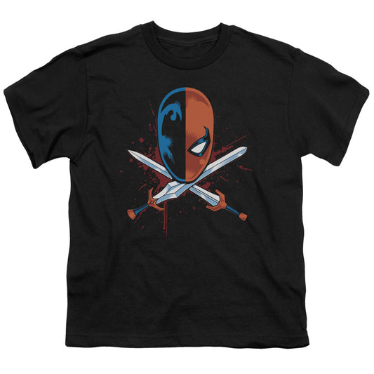 Jla - Crossed Swords - Short Sleeve Youth 18/1 - Black T-shirt