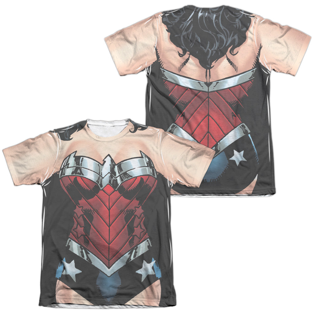 Jla - Wonder 52 (Front/back Print) - Adult Poly/cotton Short Sleeve Tee - White T-shirt