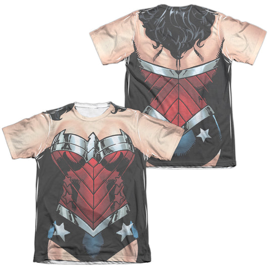 Jla - Wonder 52 (Front/back Print) - Adult Poly/cotton Short Sleeve Tee - White T-shirt