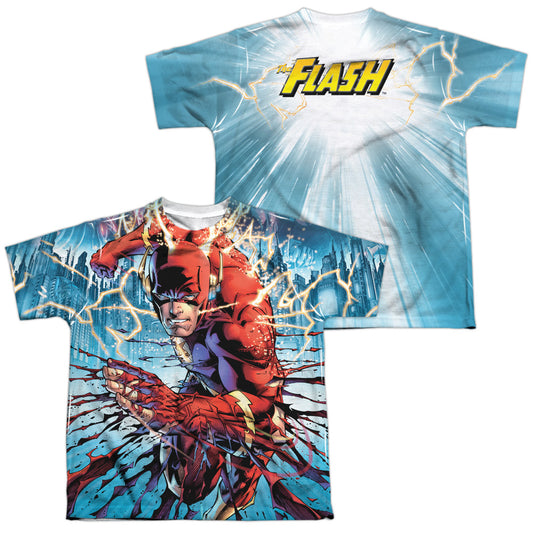 JLA RIPPING AND TEARING (FRONT/BACK PRINT)-S/S YOUTH T-Shirt