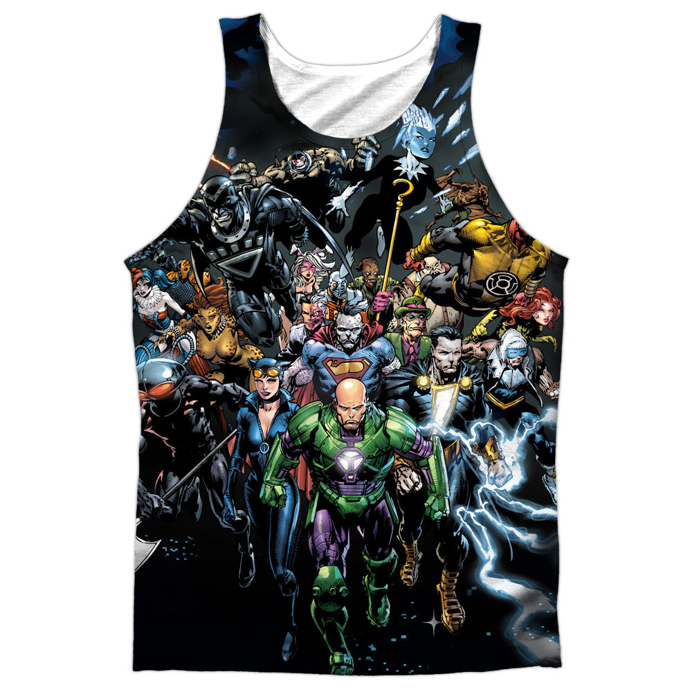 Jla - Forever Evil - Adult 100% Poly Tank Top - White