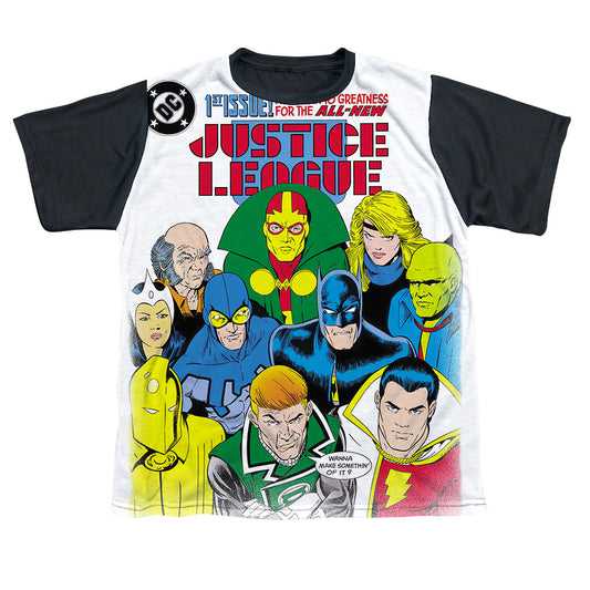 Jla - Return To Greatness - Short Sleeve Youth White Front Black Back   - White T-shirt