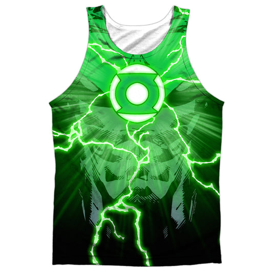 Jla - John Burst - Adult 100% Poly Tank Top - White