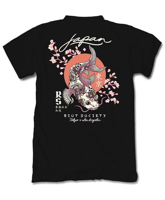 Riot Society Koi Blossom T-Shirt