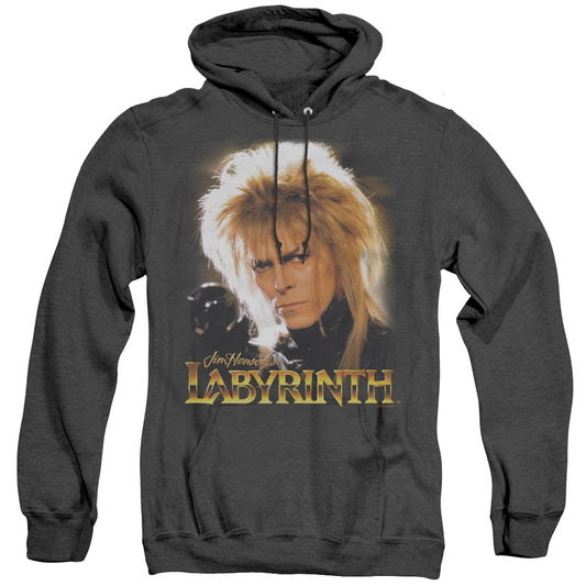 Labyrinth - Jareth - Adult Heather Hoodie - Black
