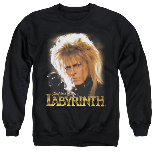Labyrinth - Jareth - Adult Crewneck Sweatshirt - Black