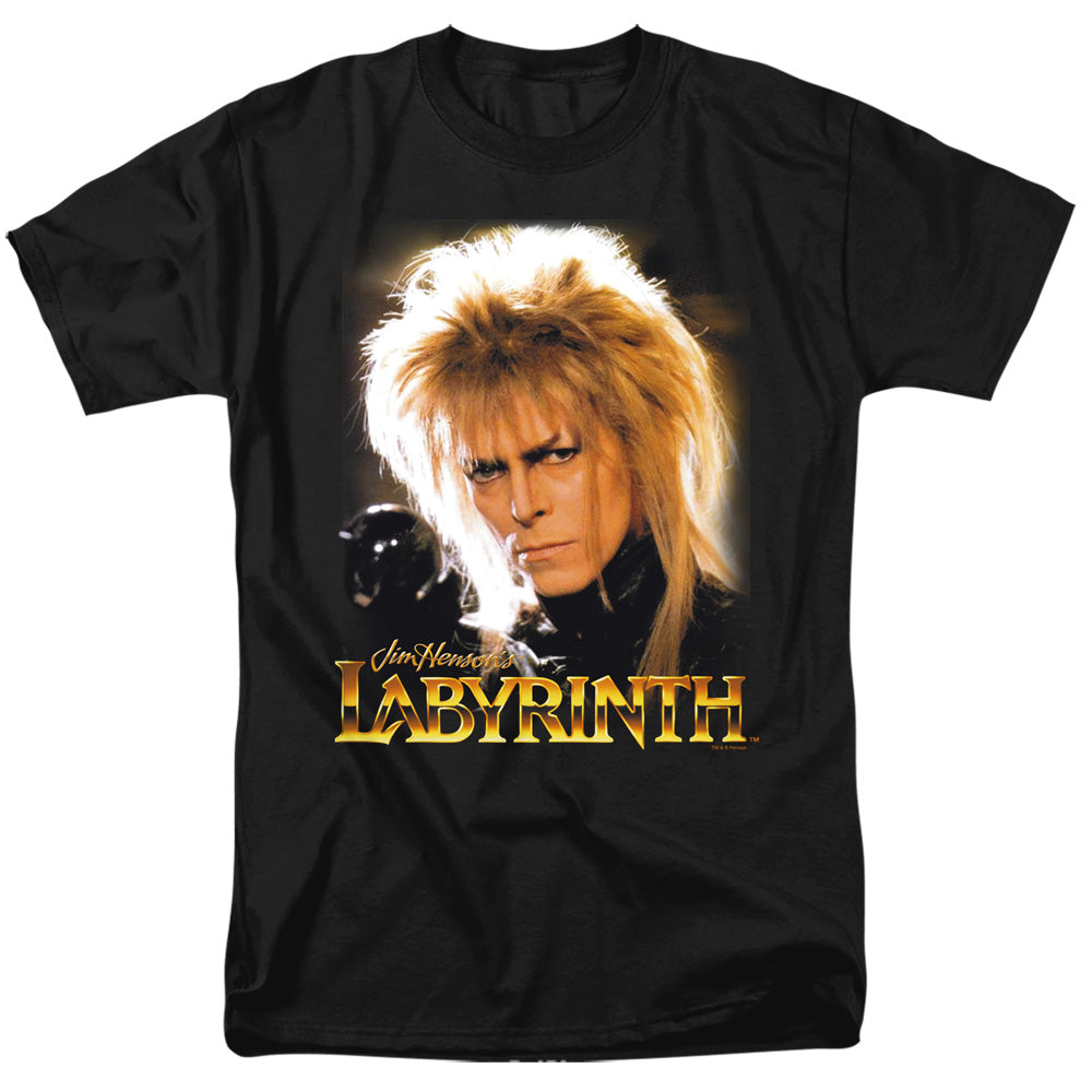 Labyrinth - Jareth - Short Sleeve Adult 18/1 - Black T-shirt
