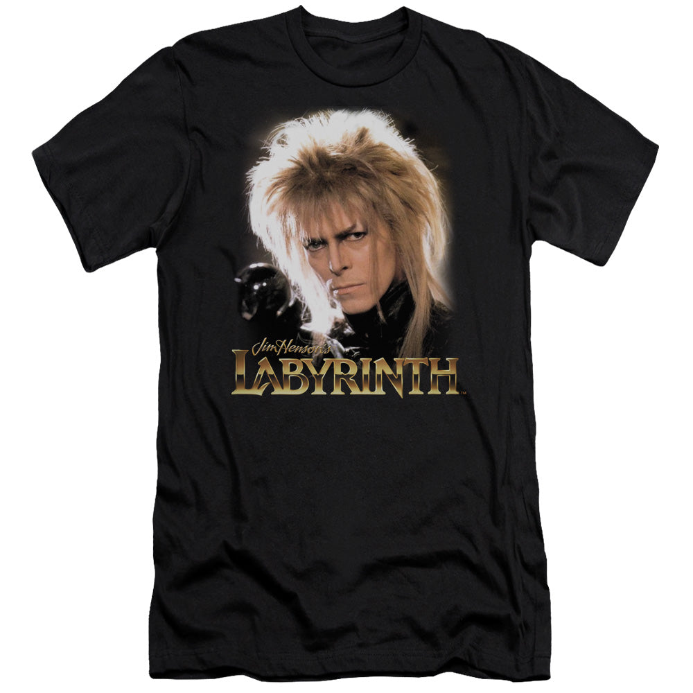 Labyrinth - Jareth - Short Sleeve Adult 30/1 - Black T-shirt