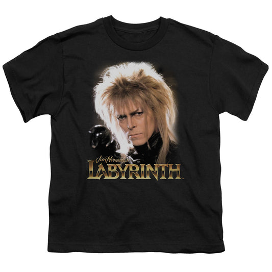 Labyrinth - Jareth - Short Sleeve Youth 18/1 - Black T-shirt