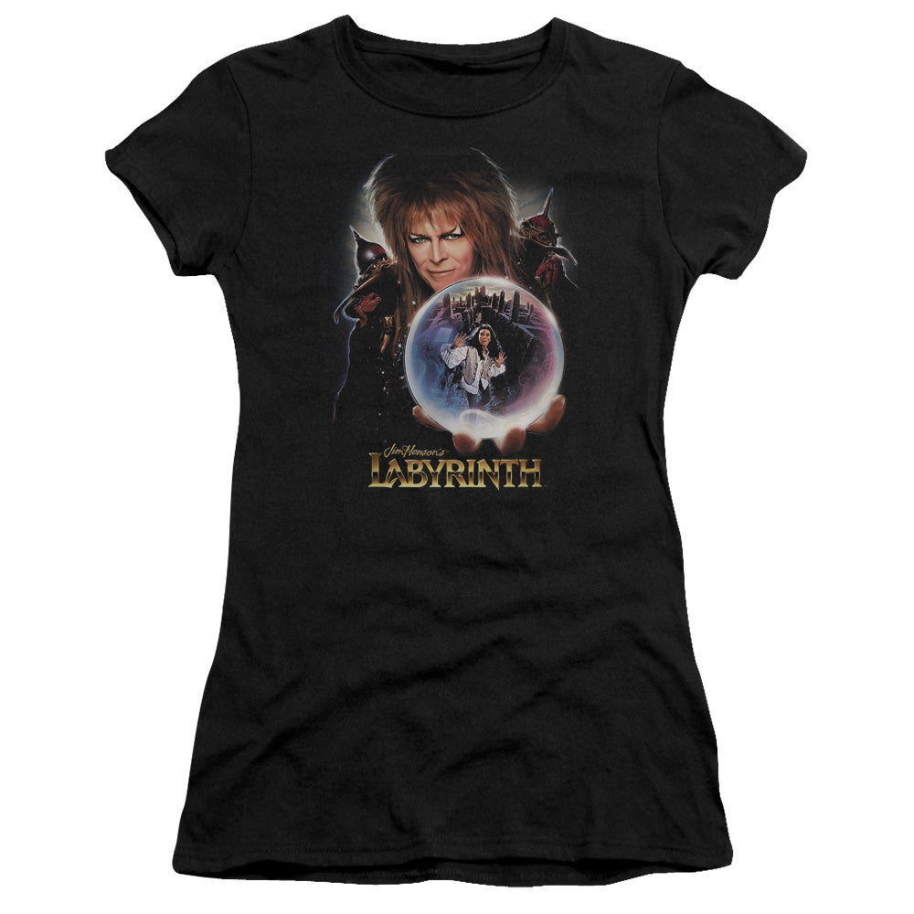Labyrinth - I Have A Gift - Short Sleeve Junior Sheer - Black T-shirt