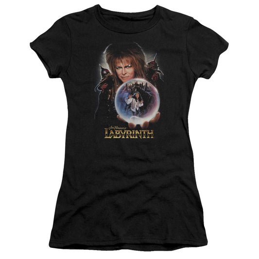 Labyrinth - I Have A Gift - Short Sleeve Junior Sheer - Black T-shirt
