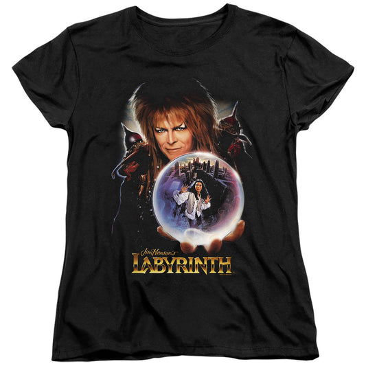 Labyrinth - I Have A Gift - Short Sleeve Womens Tee - Black T-shirt