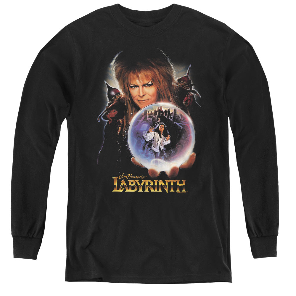 Labyrinth - I Have A Gift - Youth Long Sleeve Tee - Black