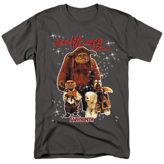 Labyrinth - Should You Need Us - Short Sleeve Adult 18/1 - Charcoal T-shirt