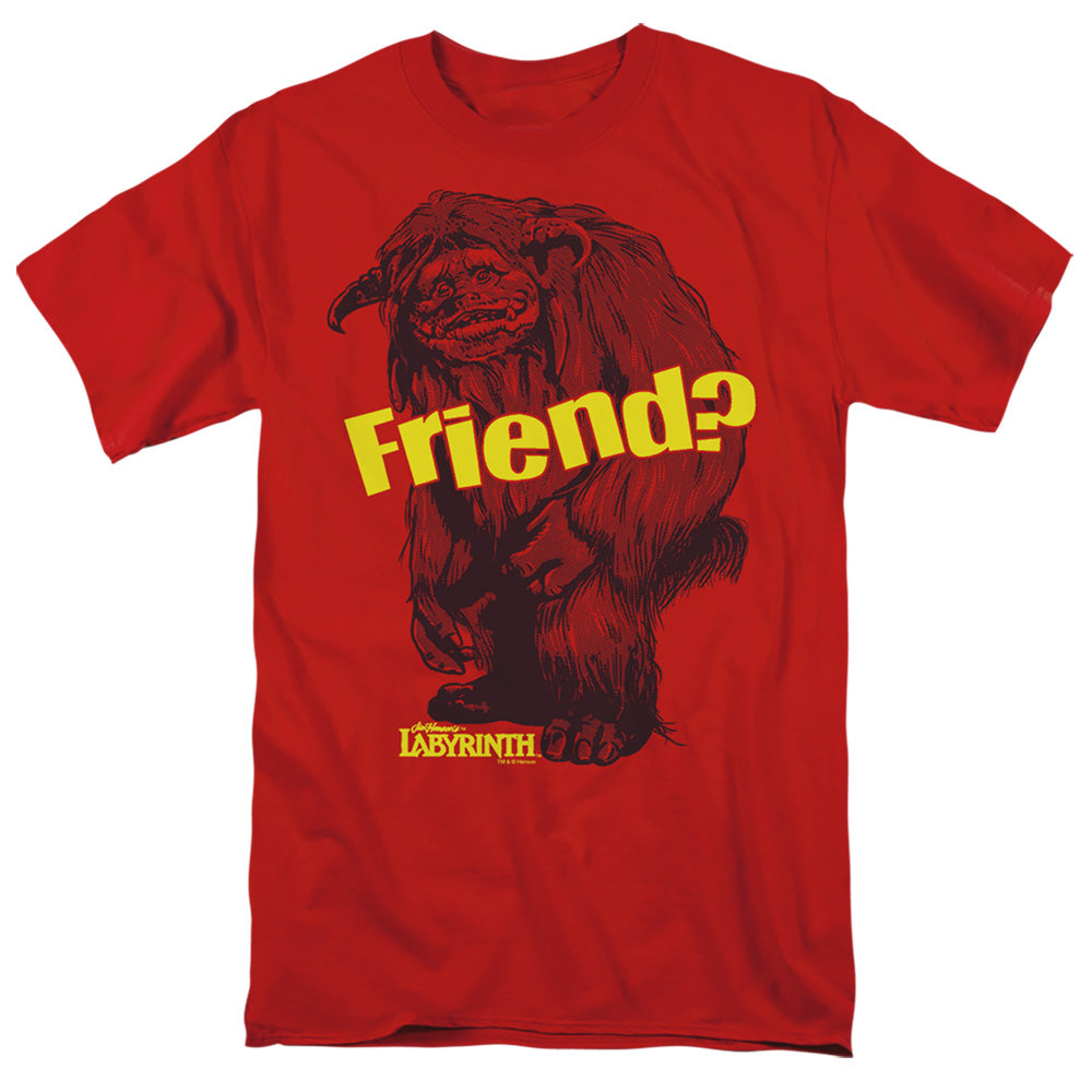 Labyrinth - Ludo Friend - Short Sleeve Adult 18/1 - Red T-shirt