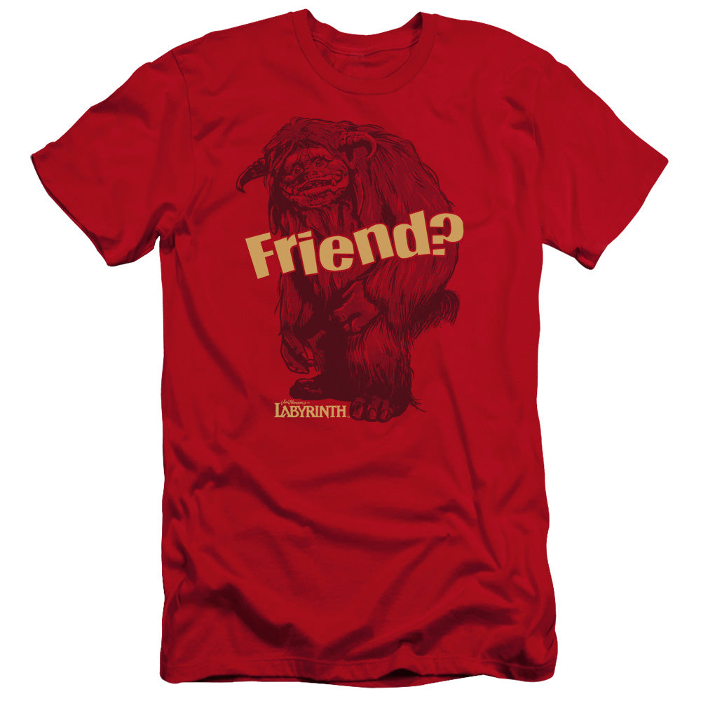 Labyrinth - Ludo Friend-premuim Canvas Adult Slim Fit 30/1 - Red
