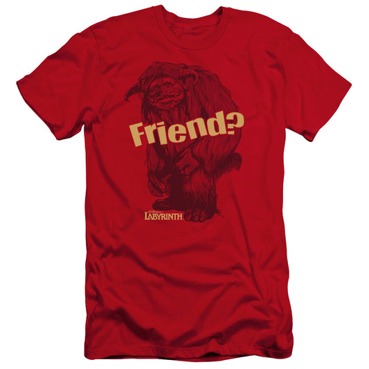 Labyrinth - Ludo Friend-premuim Canvas Adult Slim Fit 30/1 - Red