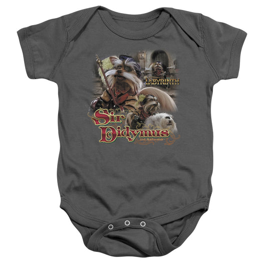 Labyrinth - Sir Didymus-infant Snapsuit - Charcoal