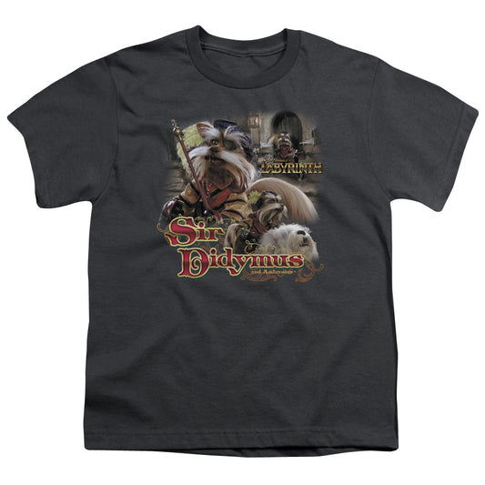 LABYRINTH SIR DIDYMUS - S/S YOUTH 18/1 - CHARCOAL T-Shirt