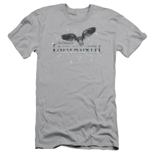 Labyrinth - Owl Logo - Short Sleeve Adult 30/1 - Silver T-shirt