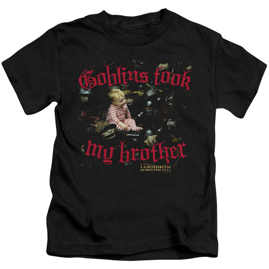 LABYRINTH GOBLINS TOOK MY BROTHER - S/S JUVENILE 18/1 - BLACK - T-Shirt