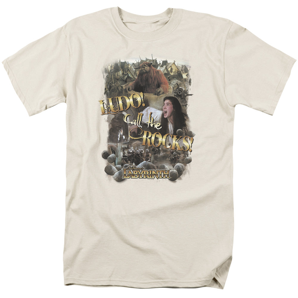 Labyrinth - Call The Rocks - Short Sleeve Adult 18/1 - Cream T-shirt