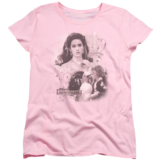 Labyrinth - Sarah - Short Sleeve Womens Tee - Pink T-shirt