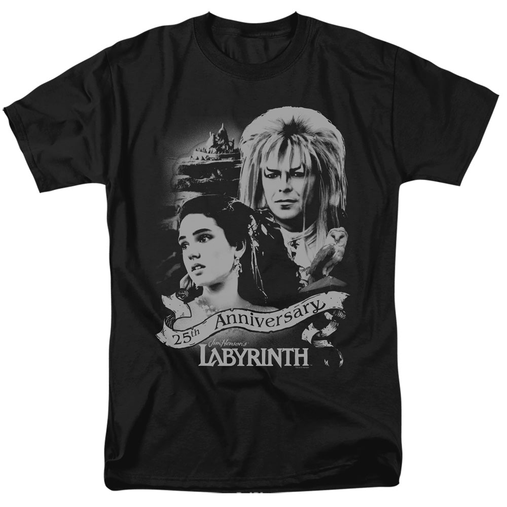 Labyrinth - Anniversary - Short Sleeve Adult 18/1 - Black T-shirt