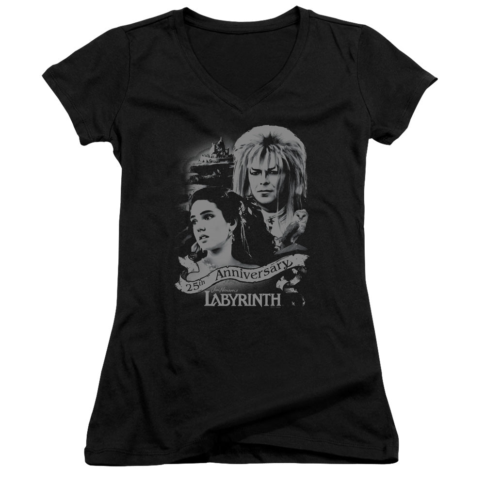 Labyrinth - Anniversary - Junior V-neck - Black