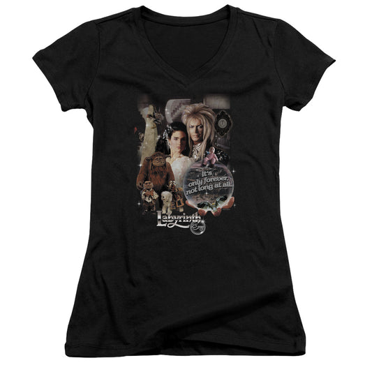 Labyrinth - 25 Years Of Magic - Junior V-neck - Black