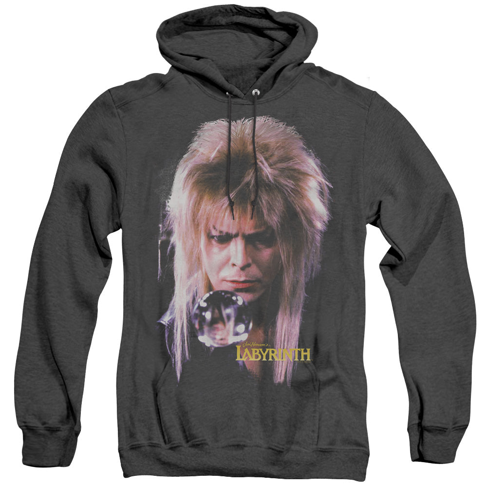 Labyrinth - Goblin King - Adult Heather Hoodie - Black
