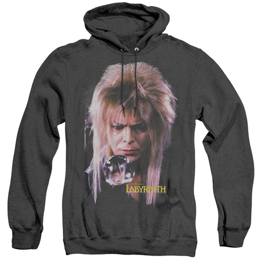 Labyrinth - Goblin King - Adult Heather Hoodie - Black