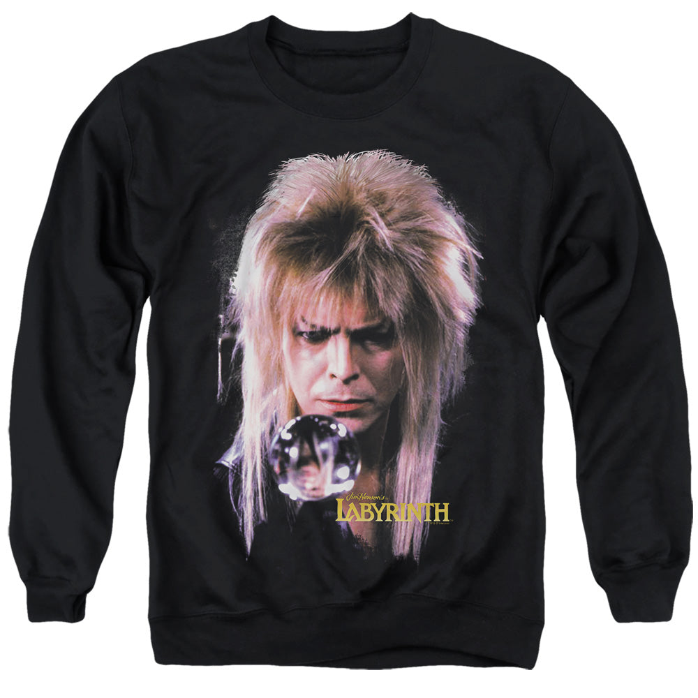 Labyrinth - Goblin King - Adult Crewneck Sweatshirt - Black