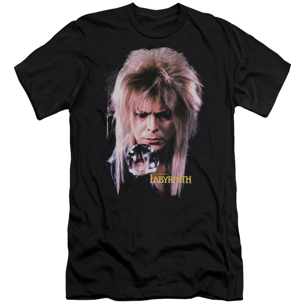 Labyrinth - Goblin King-premuim Canvas Adult Slim Fit 30/1 - Black