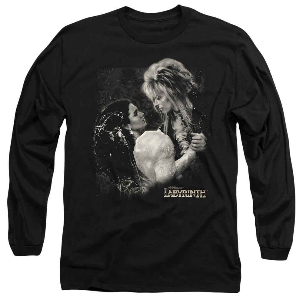 Labyrinth - Dream Dance - Long Sleeve Adult 18/1 - Black T-shirt
