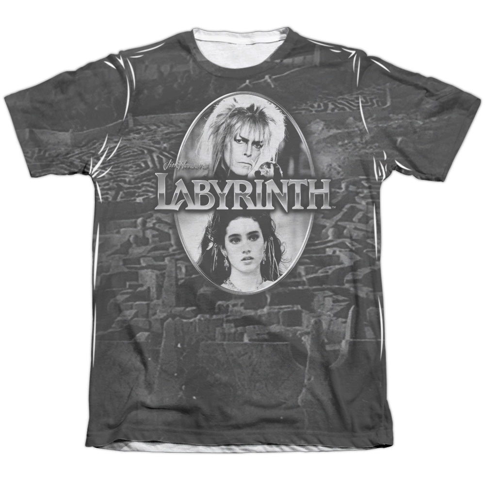 Labyrinth - Maze - Adult Poly/cotton Short Sleeve Tee - White T-shirt