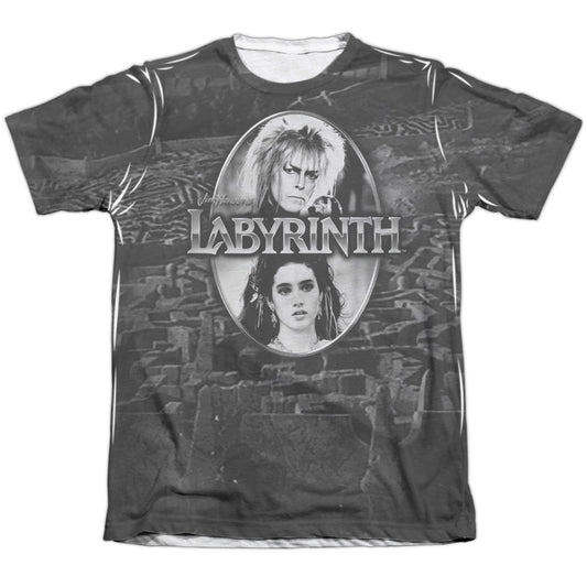 Labyrinth - Maze - Adult Poly/cotton Short Sleeve Tee - White T-shirt