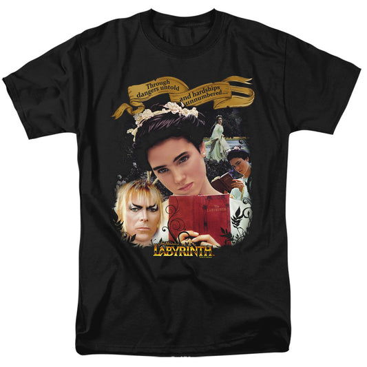 Labyrinth - Dangers Untold - Short Sleeve Adult 18/1 - Black T-shirt