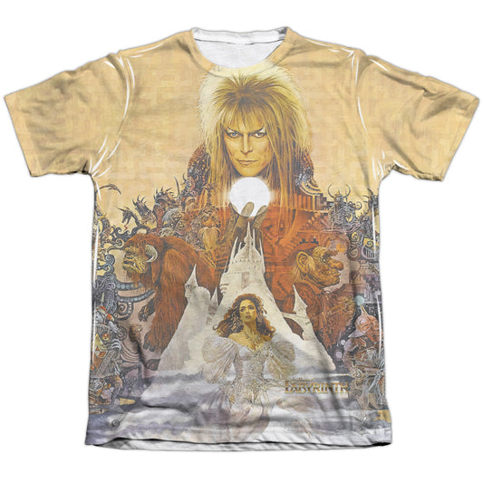 Labyrinth - Cover Art - Adult Poly/cotton Short Sleeve Tee - White T-shirt
