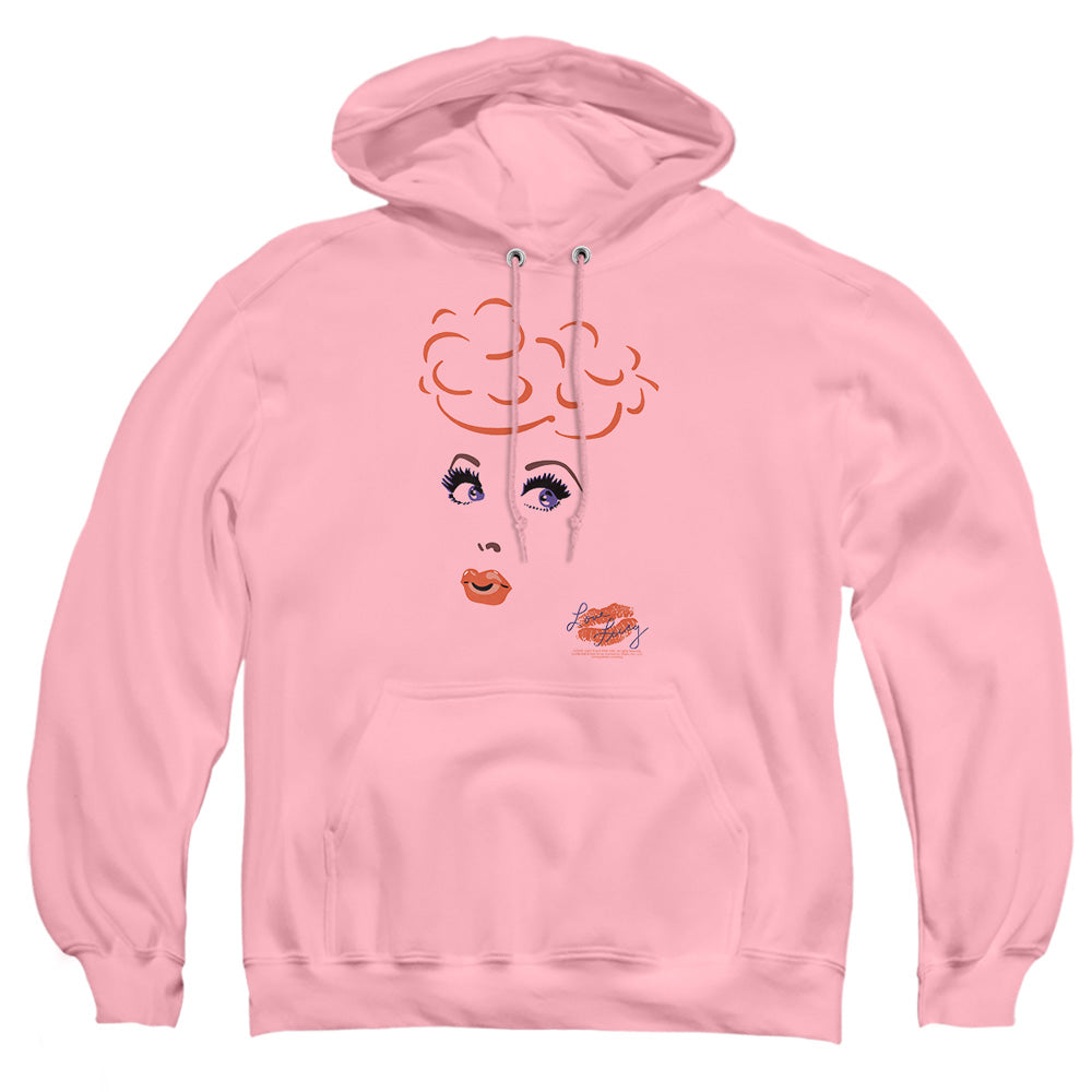 I Love Lucy - Eyelashes - Adult Pull-over Hoodie - Pink