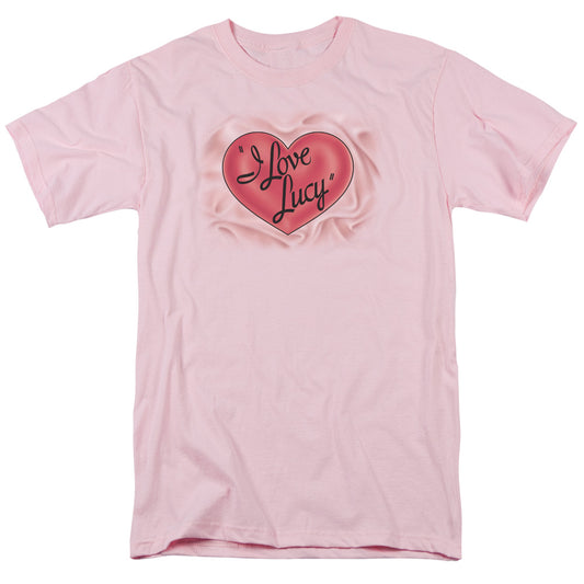 I Love Lucy - Classic Logo - Short Sleeve Adult 18/1 - Pink T-shirt
