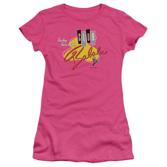 I LOVE LUCY CLUB BABALU - S/S JUNIOR SHEER - HOT PINK T-Shirt
