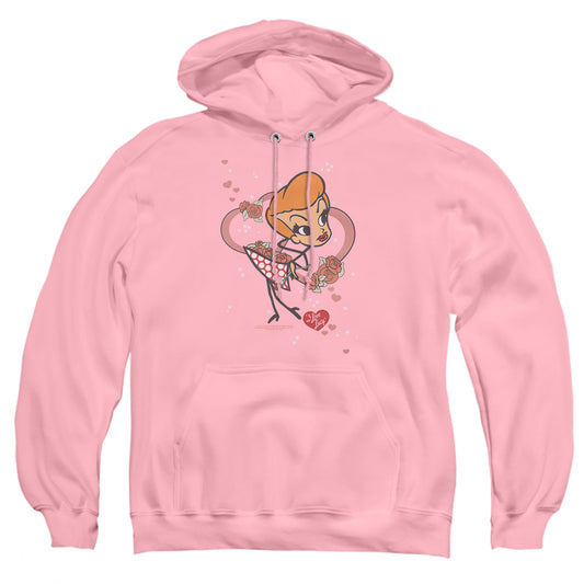 I Love Lucy - Fun Girl - Adult Pull-over Hoodie - Pink