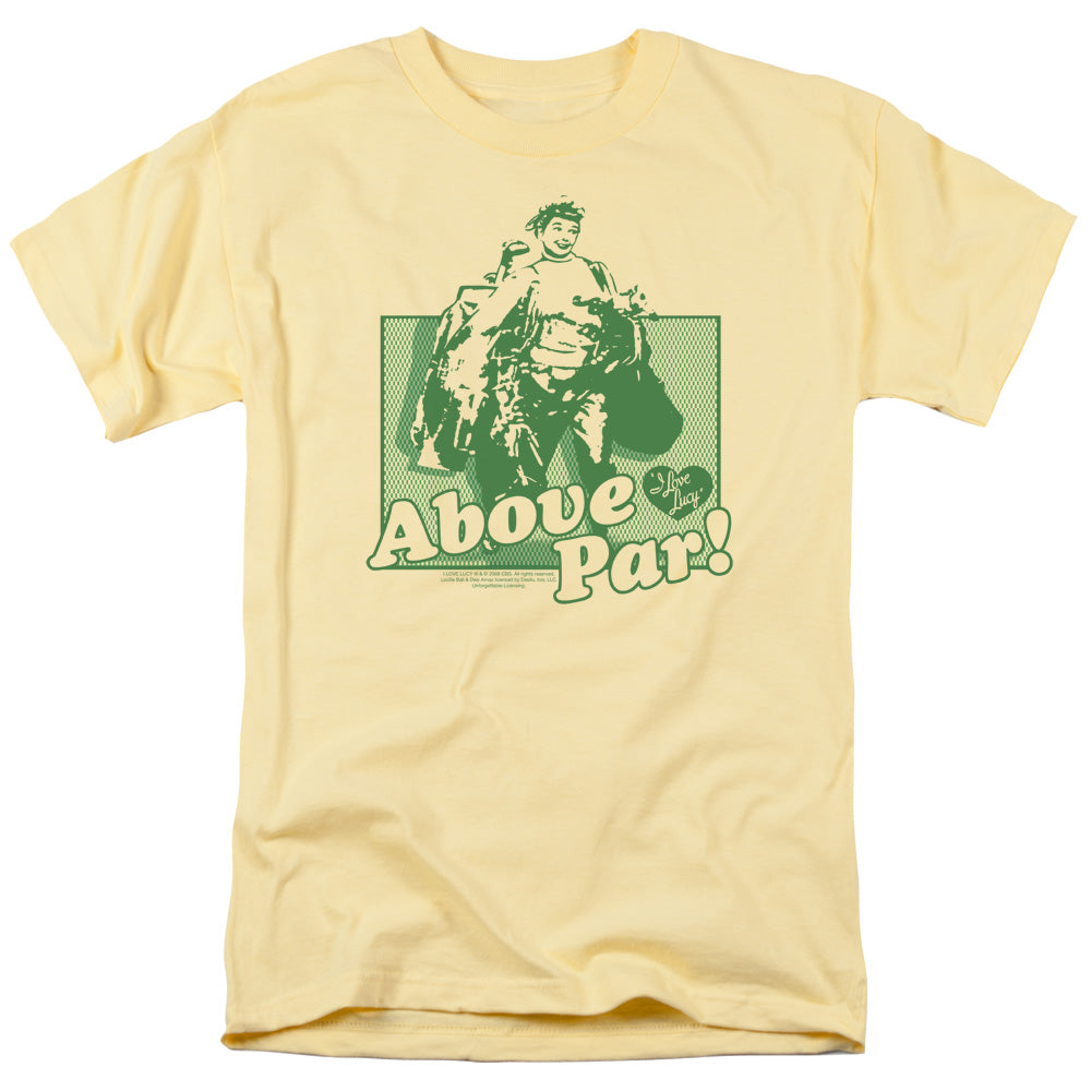 I Love Lucy - Above Par - Short Sleeve Adult 18/1 - Banana T-shirt